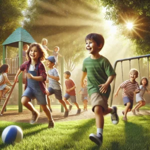 bambini che giocano